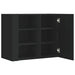 Dulap de perete, negru, 75x35x60 cm, lemn prelucrat - WALTI WALTI