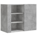 Dulap de perete, gri beton, 75x35x60 cm, lemn prelucrat - WALTI WALTI
