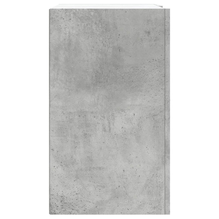 Dulap de perete, gri beton, 75x35x60 cm, lemn prelucrat - WALTI WALTI