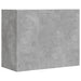 Dulap de perete, gri beton, 75x35x60 cm, lemn prelucrat - WALTI WALTI