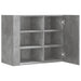 Dulap de perete, gri beton, 75x35x60 cm, lemn prelucrat - WALTI WALTI