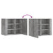 Dulap de perete, gri beton, 75x35x60 cm, lemn prelucrat - WALTI WALTI
