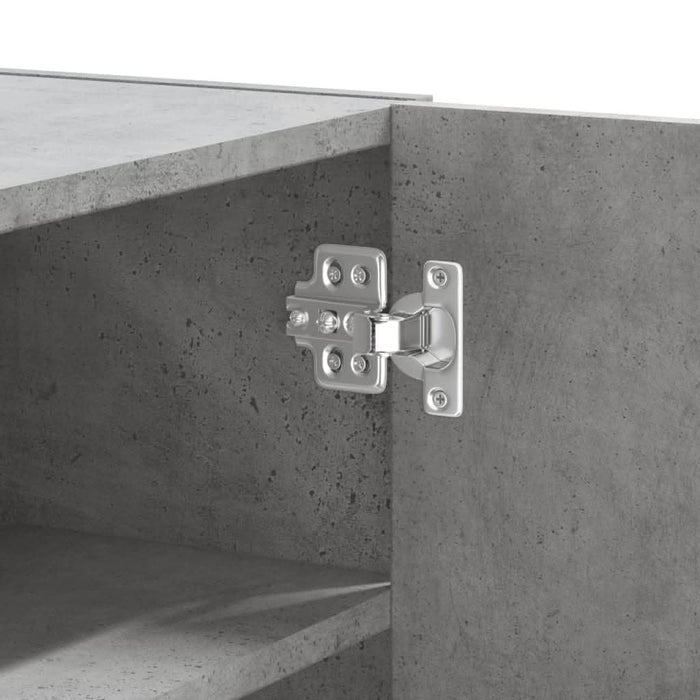 Dulap de perete, gri beton, 75x35x60 cm, lemn prelucrat - WALTI WALTI