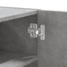 Dulap de perete, gri beton, 75x35x60 cm, lemn prelucrat - WALTI WALTI