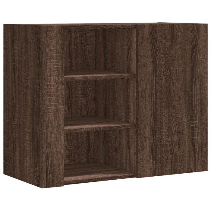 Dulap de perete, stejar maro, 75x35x60 cm, lemn compozit - WALTI WALTI