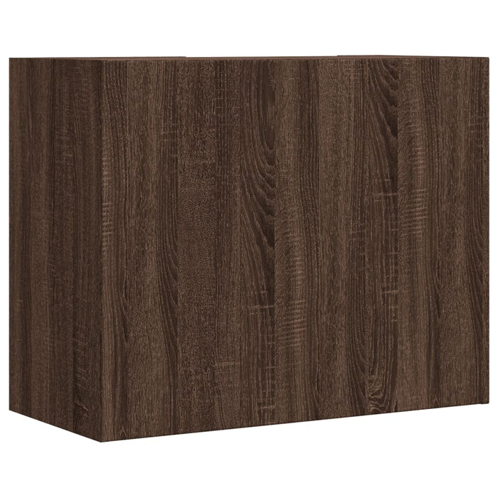 Dulap de perete, stejar maro, 75x35x60 cm, lemn compozit - WALTI WALTI
