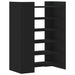 Pantofar, negru, 74,5x37,5x100 cm, lemn prelucrat - WALTI WALTI