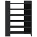 Pantofar, negru, 74,5x37,5x100 cm, lemn prelucrat - WALTI WALTI