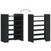 Pantofar, negru, 74,5x37,5x100 cm, lemn prelucrat - WALTI WALTI