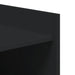 Pantofar, negru, 74,5x37,5x100 cm, lemn prelucrat - WALTI WALTI