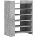 Pantofar, gri beton, 74,5x37,5x100 cm, lemn prelucrat - WALTI WALTI