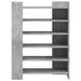 Pantofar, gri beton, 74,5x37,5x100 cm, lemn prelucrat - WALTI WALTI
