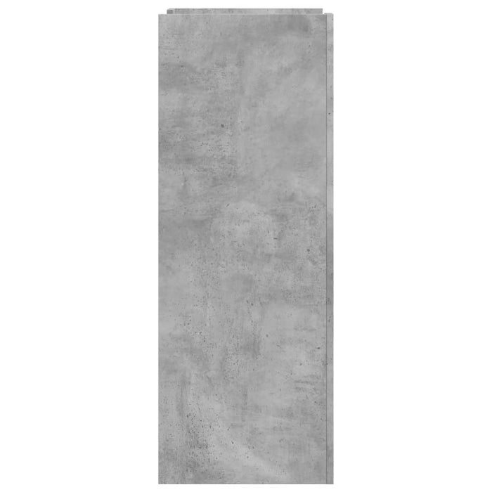 Pantofar, gri beton, 74,5x37,5x100 cm, lemn prelucrat - WALTI WALTI