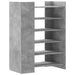 Pantofar, gri beton, 74,5x37,5x100 cm, lemn prelucrat - WALTI WALTI