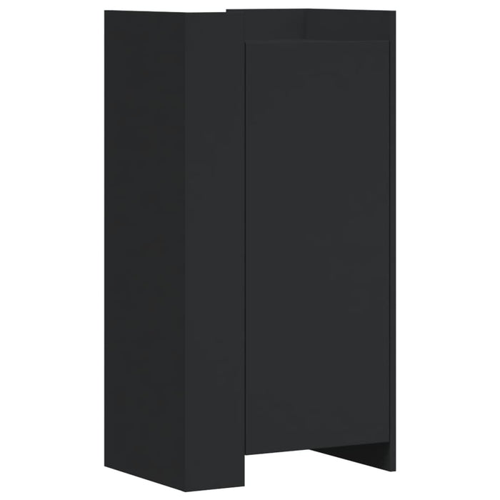 Pantofar, negru, 52x37,5x100 cm, lemn prelucrat - WALTI WALTI