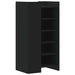 Pantofar, negru, 52x37,5x100 cm, lemn prelucrat - WALTI WALTI