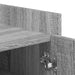 Pantofar, gri sonoma, 52x37,5x100 cm, lemn prelucrat - WALTI WALTI
