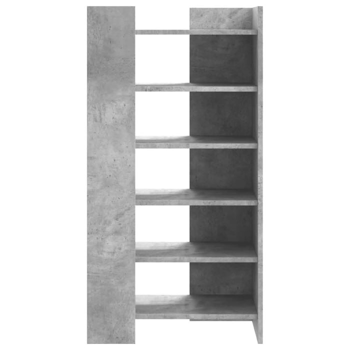 Pantofar, gri beton, 52x37,5x100 cm, lemn prelucrat - WALTI WALTI