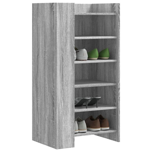 Pantofar, gri sonoma, 52x37,5x100 cm, lemn prelucrat - WALTI WALTI