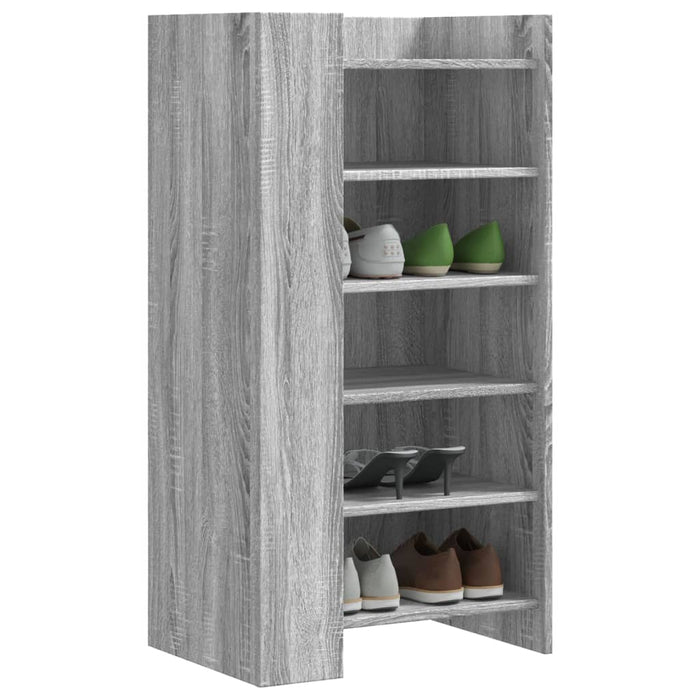 Pantofar, gri sonoma, 52x37,5x100 cm, lemn prelucrat - WALTI WALTI