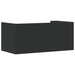 Raft de perete, negru, 70,5x35x30,5 cm, lemn prelucrat - WALTI WALTI