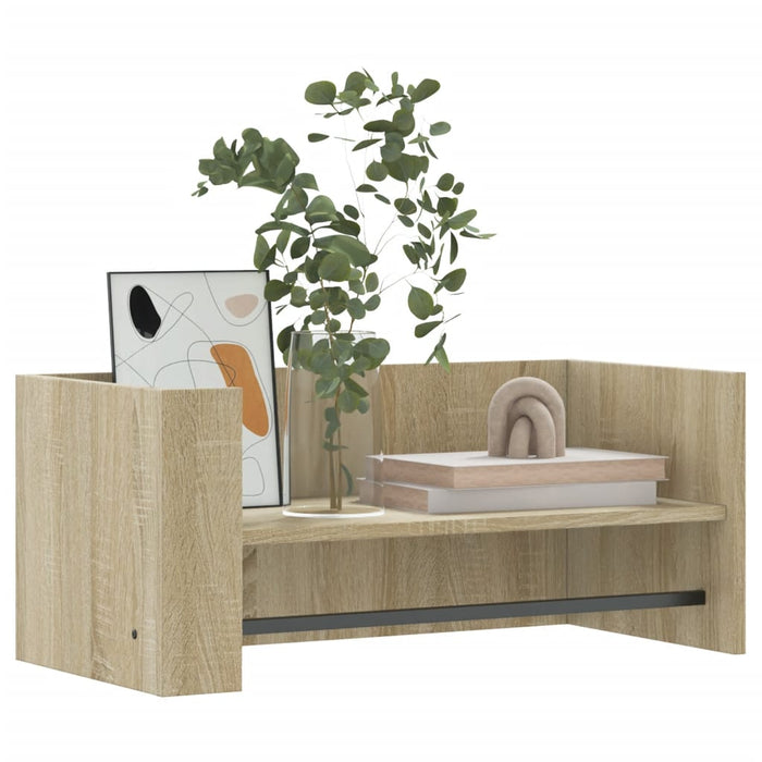 Raft de perete, stejar sonoma, 70,5x35x30,5 cm, lemn prelucrat - WALTI WALTI