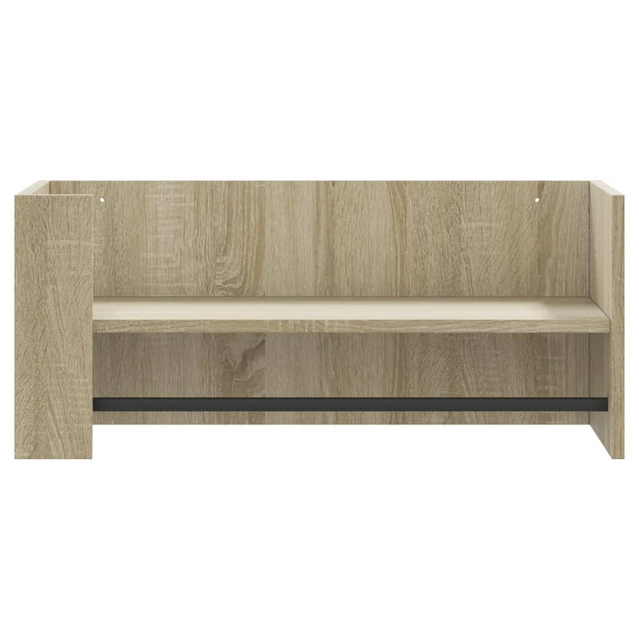 Raft de perete, stejar sonoma, 70,5x35x30,5 cm, lemn prelucrat - WALTI WALTI