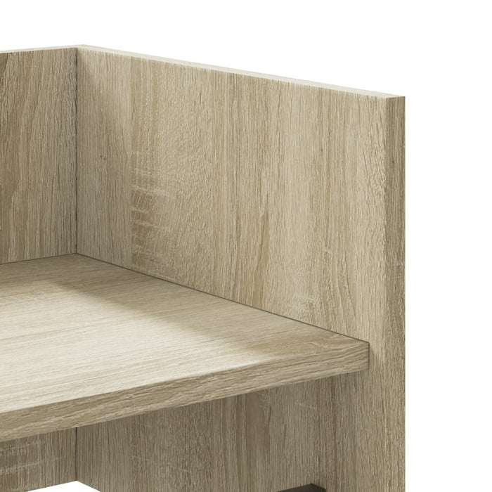 Raft de perete, stejar sonoma, 70,5x35x30,5 cm, lemn prelucrat - WALTI WALTI
