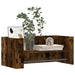 Raft de perete, stejar fumuriu, 70,5x35x30,5 cm, lemn prelucrat - WALTI WALTI