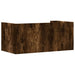 Raft de perete, stejar fumuriu, 70,5x35x30,5 cm, lemn prelucrat - WALTI WALTI