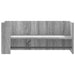 Raft de perete, gri sonoma, 70,5x35x30,5 cm, lemn prelucrat - WALTI WALTI