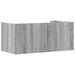 Raft de perete, gri sonoma, 70,5x35x30,5 cm, lemn prelucrat - WALTI WALTI