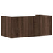Raft de perete, stejar maro, 70,5x35x30,5 cm, lemn prelucrat - WALTI WALTI
