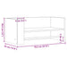 Raft de perete, stejar maro, 70,5x35x30,5 cm, lemn prelucrat - WALTI WALTI