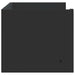 Raft de perete, negru, 100x35x30,5 cm, lemn prelucrat - WALTI WALTI
