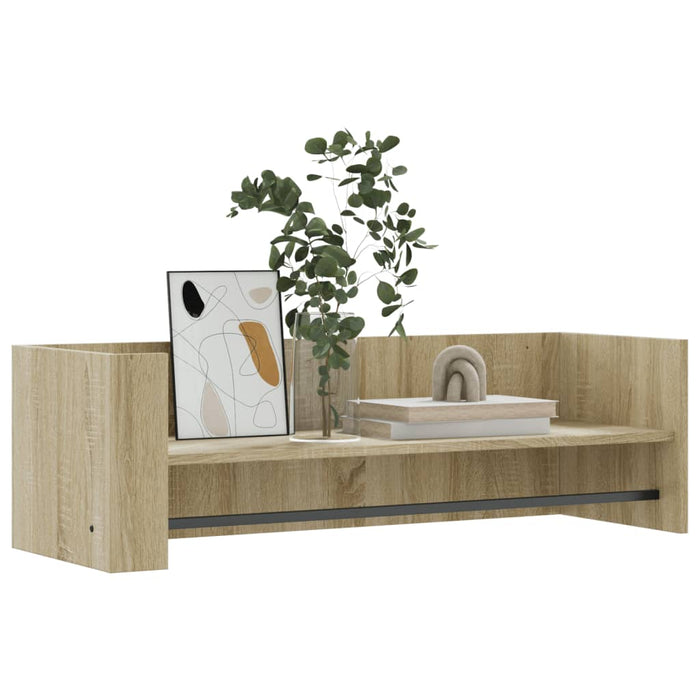 Raft de perete, stejar sonoma, 100x35x30,5 cm, lemn prelucrat - WALTI WALTI