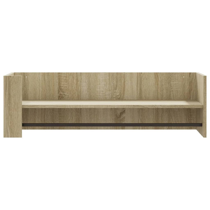 Raft de perete, stejar sonoma, 100x35x30,5 cm, lemn prelucrat - WALTI WALTI