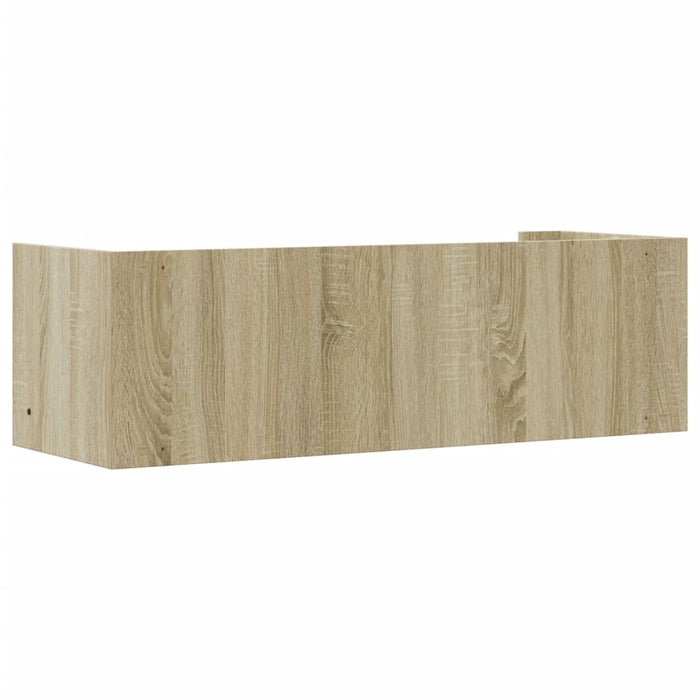 Raft de perete, stejar sonoma, 100x35x30,5 cm, lemn prelucrat - WALTI WALTI