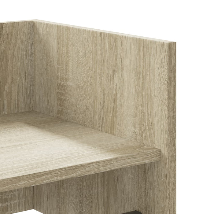 Raft de perete, stejar sonoma, 100x35x30,5 cm, lemn prelucrat - WALTI WALTI