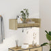 Raft de perete, stejar sonoma, 100x35x30,5 cm, lemn prelucrat - WALTI WALTI