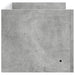 Raft de perete, gri beton, 100x35x30,5 cm, lemn prelucrat - WALTI WALTI