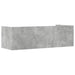 Raft de perete, gri beton, 100x35x30,5 cm, lemn prelucrat - WALTI WALTI