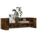 Raft de perete, stejar fumuriu, 100x35x30,5 cm, lemn prelucrat - WALTI WALTI