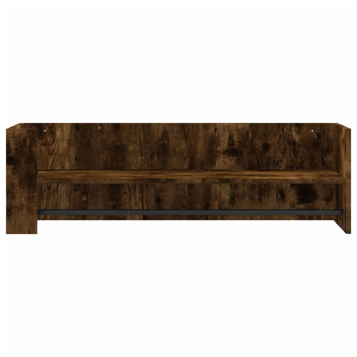 Raft de perete, stejar fumuriu, 100x35x30,5 cm, lemn prelucrat - WALTI WALTI