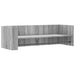 Raft de perete, gri sonoma, 100x35x30,5 cm, lemn prelucrat - WALTI WALTI