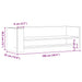 Raft de perete, gri sonoma, 100x35x30,5 cm, lemn prelucrat - WALTI WALTI