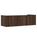 Raft de perete, stejar maro, 100x35x30,5 cm, lemn prelucrat - WALTI WALTI