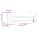 Raft de perete, stejar maro, 100x35x30,5 cm, lemn prelucrat - WALTI WALTI