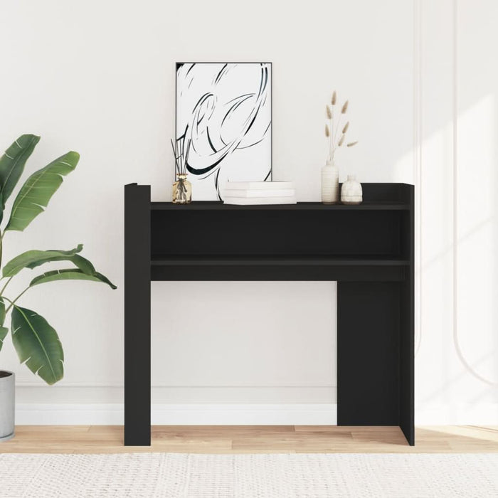 Măsuță consolă, negru, 100x35x90 cm, lemn prelucrat - WALTI WALTI