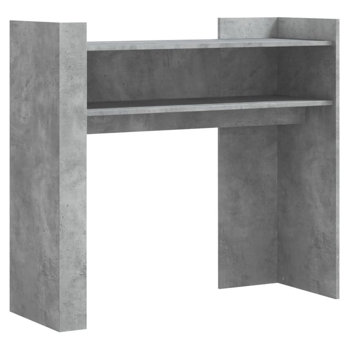 Masă consolă, gri beton, 100x35x90 cm, lemn prelucrat - WALTI WALTI